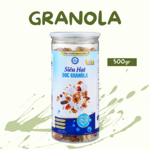 granola cho sức khỏe, khuyên dùng