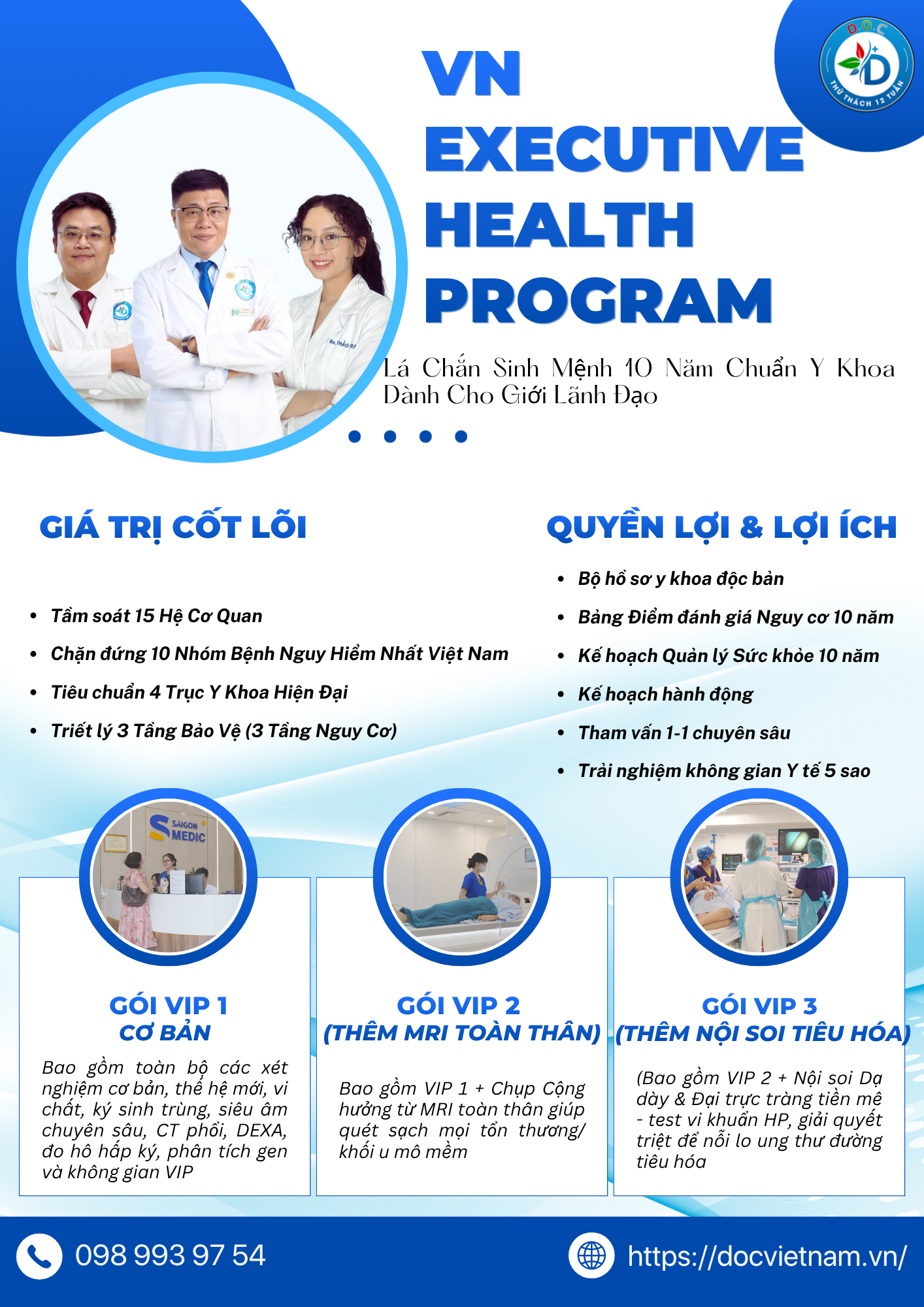 VN Executive Health Program - Gói khám sức khỏe cao cấp không còn là khám bệnh mà là chiến lược bảo vệ sinh mệnh